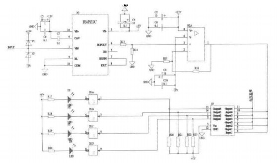 輸出狀態(tài)監(jiān)測電路部分原理