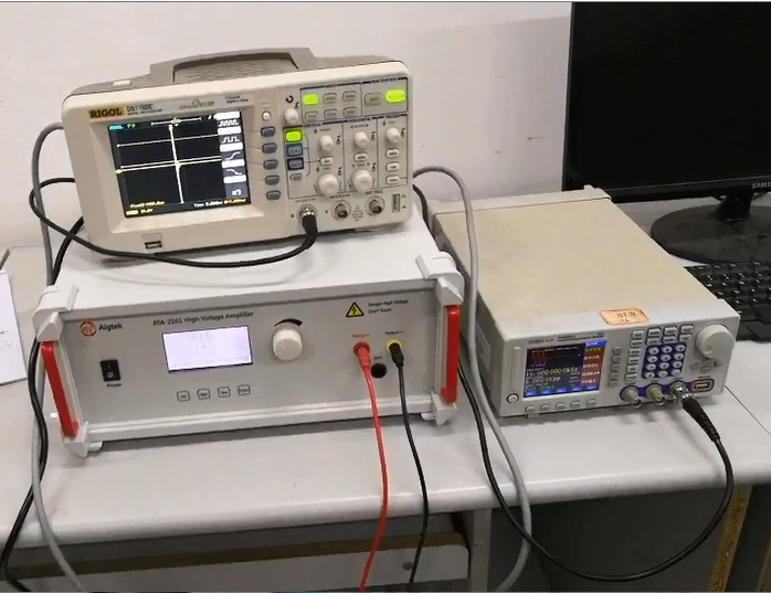 ATA-4052功率放大器驅動壓電換能器測試應用